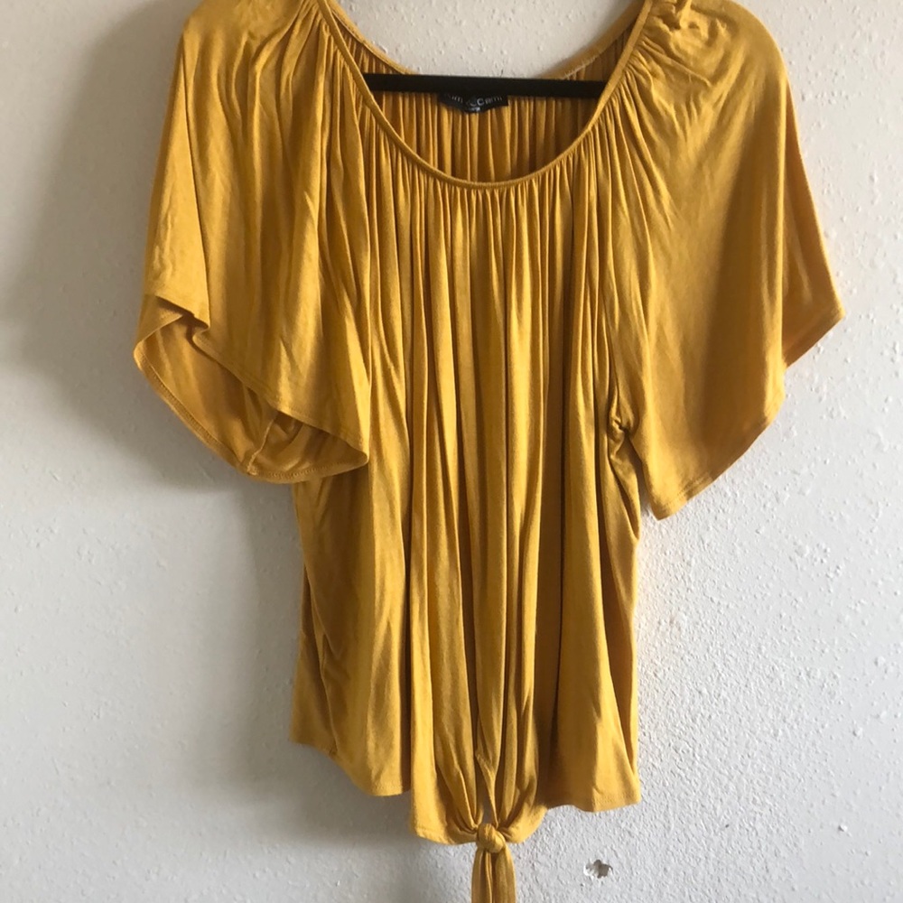 Yellow Tie Top